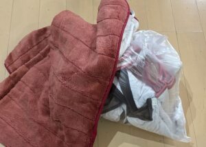 布団の敷物を衣替え